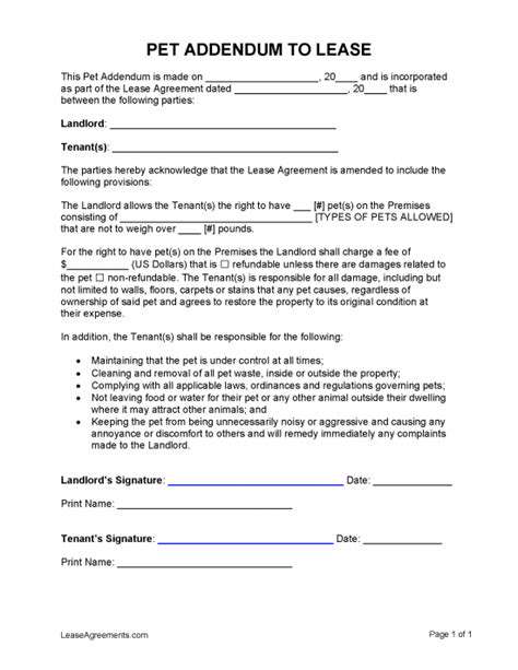 LeaseAgreementsandPetPolicies:ACrucialRead